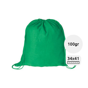 Sacca 100% in cotone con chiusura a coulisse in diverse colorazioni da 100gr 34×41cm