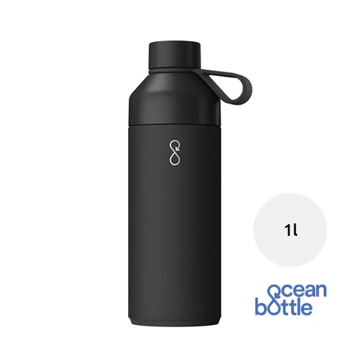 Borraccia Ocean Bottle in acciaio inox e plastica riciclata con isolamento sottovuoto da 1000ml
