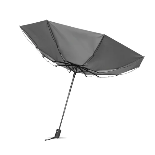 Ombrello 21″ con manico nero e apertura chiusura automatica totalmente personalizzabile