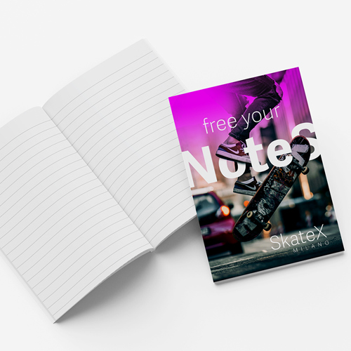 Quaderni per appunti A6 da 80 fogli con Copertina Flessibile Personalizzata