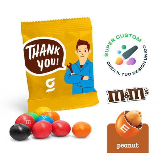 Confetti al Cioccolato m&m's in Bustine Personalizzate