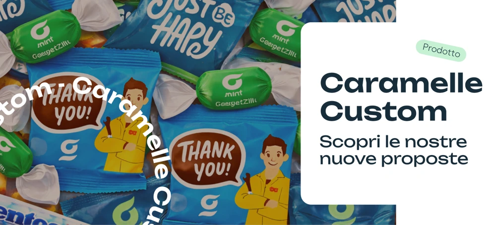 Caramelle personalizzate: il gadget perfetto per fiere ed eventi