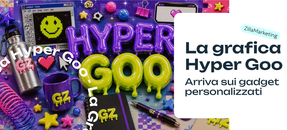 Loghi che si sciolgono e colori accesi: cos’è l’estetica Hyper Goo