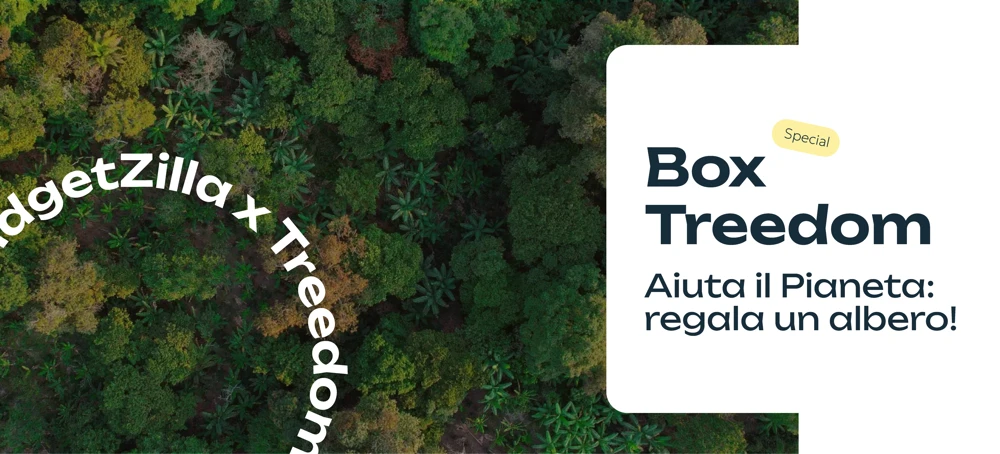 GadgetZilla x Treedom: Insieme per un Pianeta più Verde